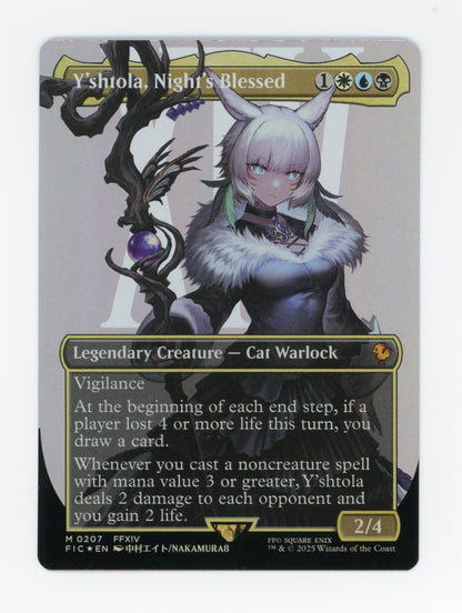 Y'shtola, Night's Blessed — Borderless|Character|Foil — ID 20038