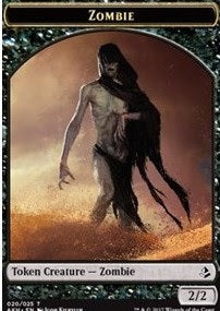 Sinuous Striker Token (07) // Zombie Token (20) [Hour of Devastation Tokens] [Non-Foil]