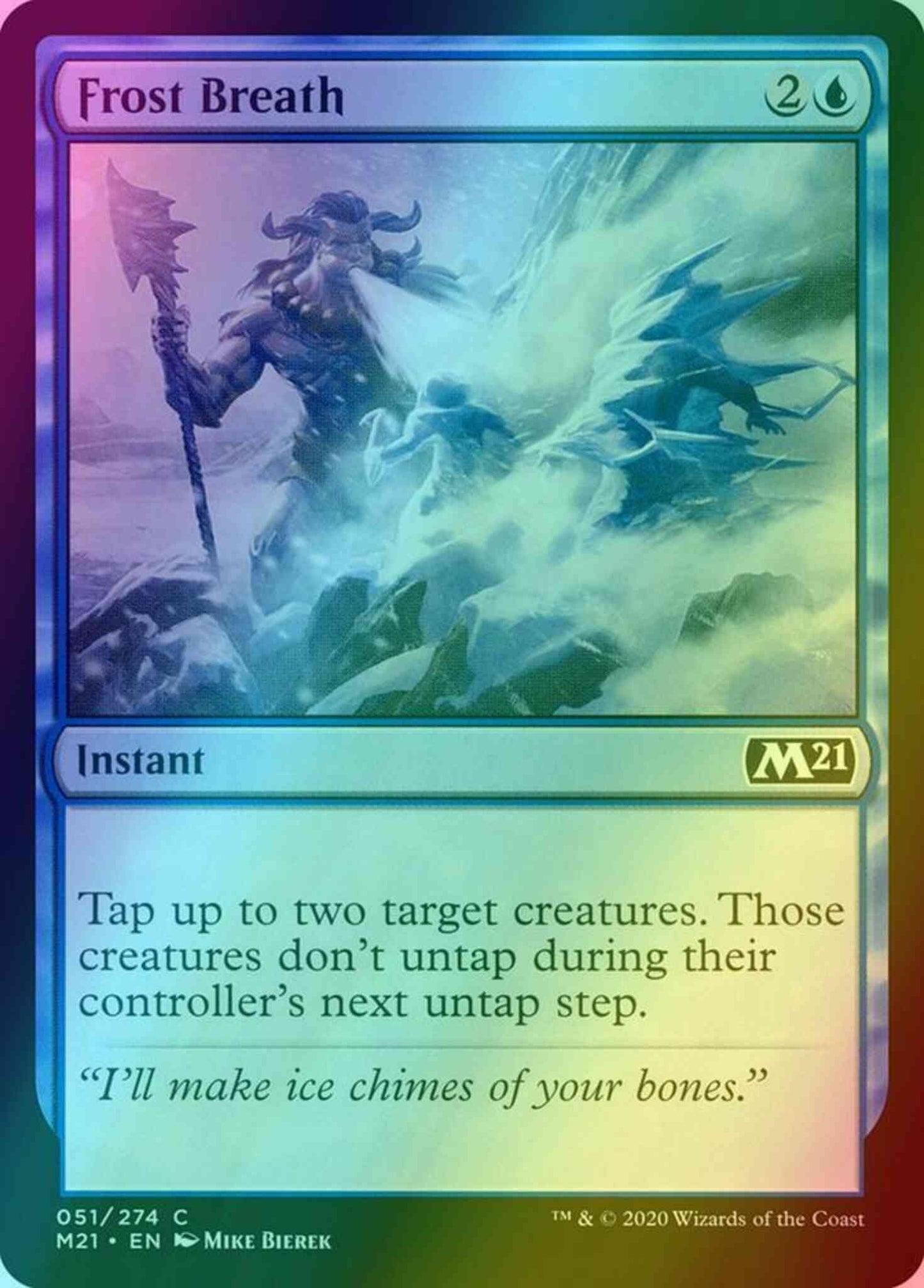 Frost Breath [51] [Core Set 2021] [Foil]