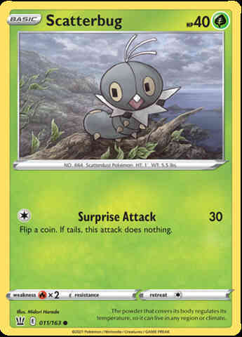 Scatterbug - 011/163 - Common [swsh5-011] [Non-Holo]