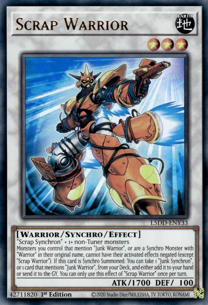 Scrap Warrior - L5DD-ENY33 - Ultra Rare - 1st Edition