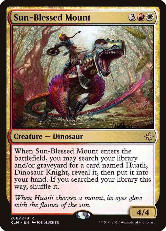 Sun-Blessed Mount [288] [Planeswalker Deck Exclusive] [Ixalan] [Non-Foil]