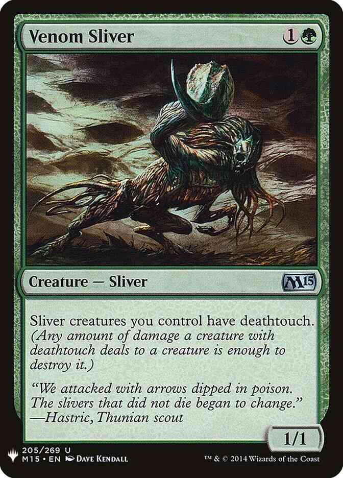 Venom Sliver [M15-205] [The List] [Non-Foil]