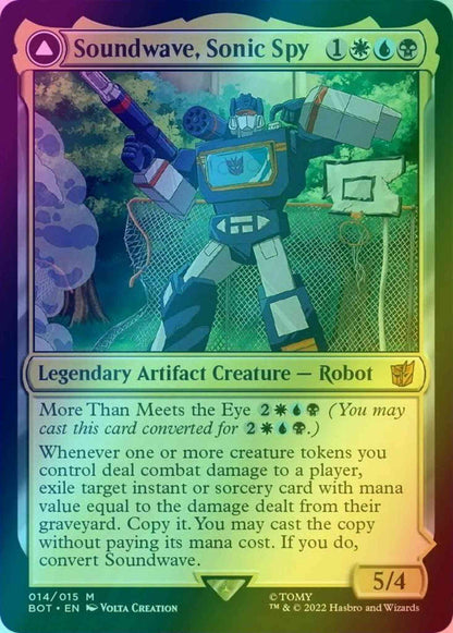 soundwave mtg card Magic The Gathering Soundwave, Sonic Spy Single Unified Cards If you do Pokemon Soundwave 52