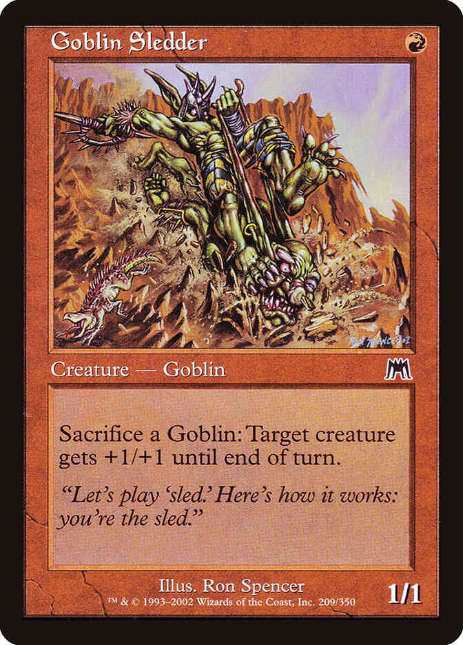 Goblin Sledder [209] [Onslaught] [Non-Foil]