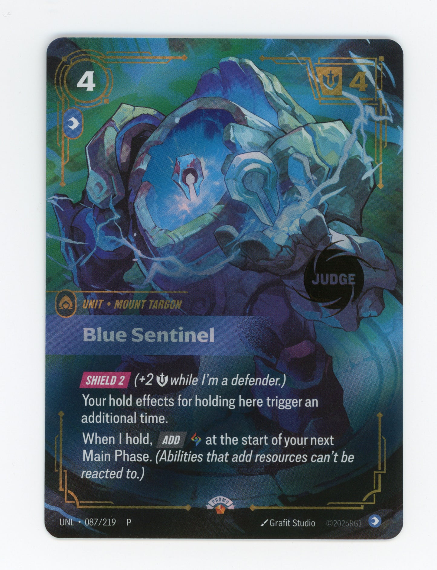 Blue Sentinel — Foil — ID 19195