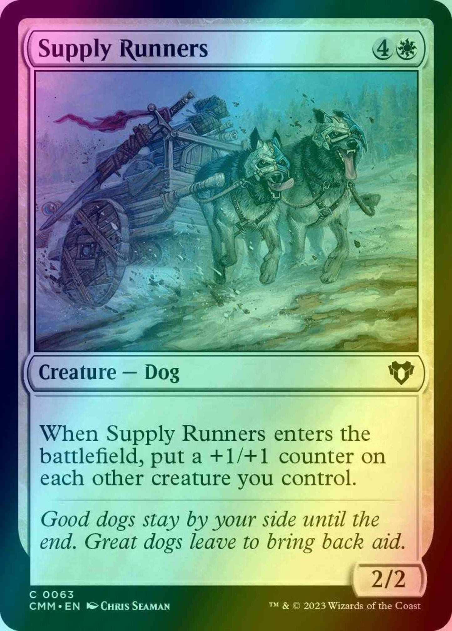 Supply Runners [63] [Commander Masters] [Foil]