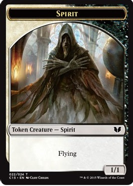 Angel Token (02) // Spirit Token (22) [Commander 2015 Tokens] [Non-Foil]