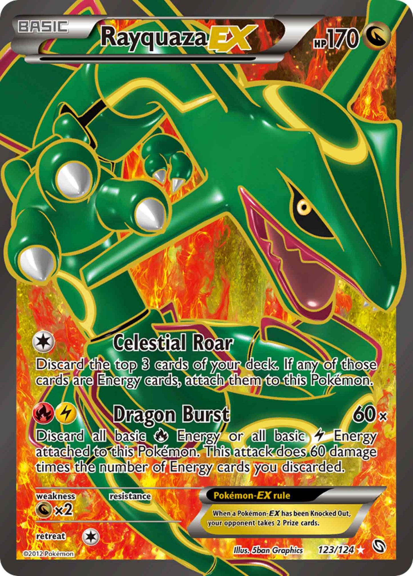 Rayquaza-EX - 123/124 - Rare Ultra [bw6-123] [Ultra]