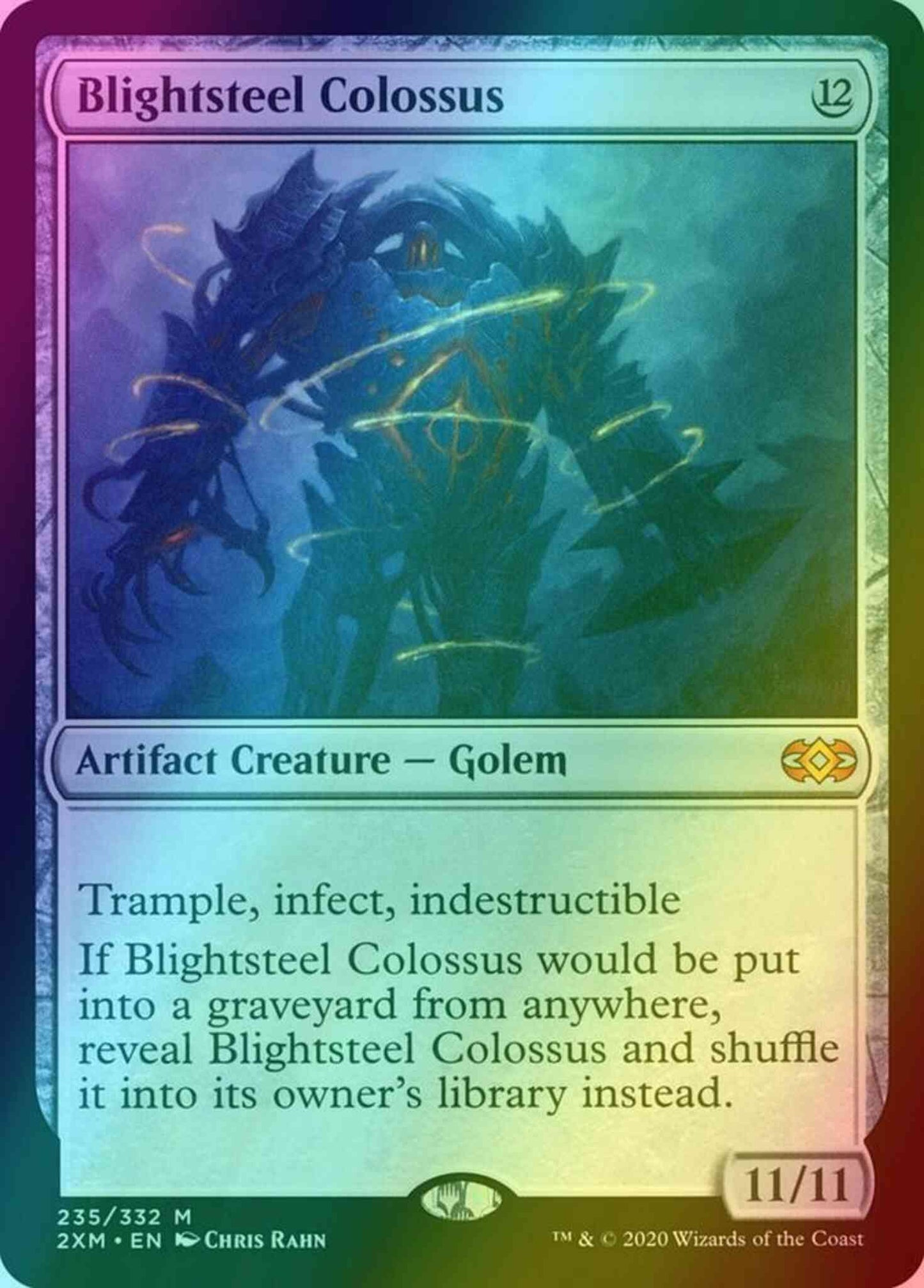 Blightsteel Colossus [235] [Double Masters] [Foil]