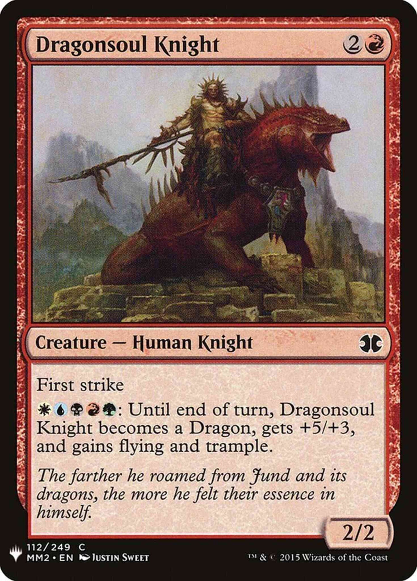 Dragonsoul Knight [MM2-112] [The List] [Non-Foil]