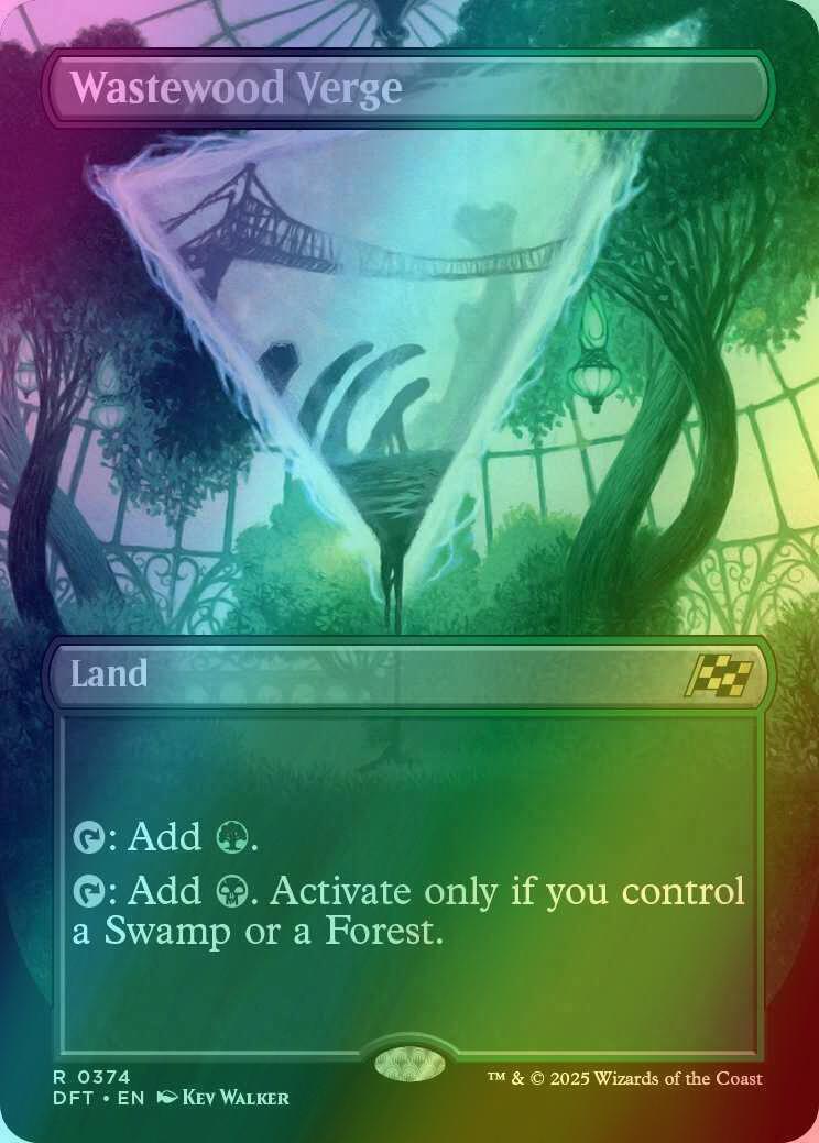 Wastewood Verge [374] [Borderless] [Aetherdrift] [Foil]