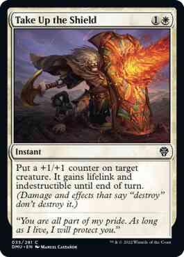 Take Up the Shield [35] [Dominaria United] [Non-Foil]