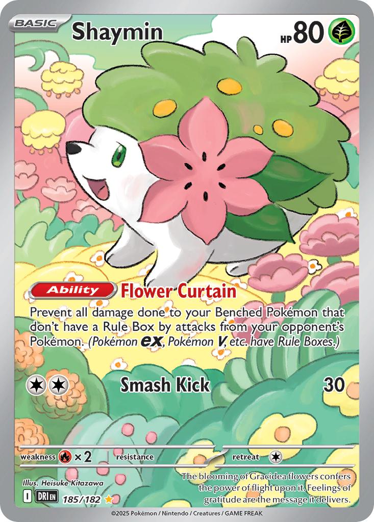 Shaymin - 185/182 - Illustration Rare [sv10-185] [Ultra]
