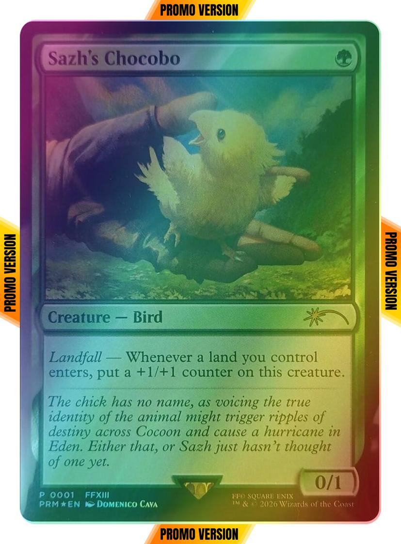 Sazh's Chocobo [2026-17] [PRM-0001] [Media and Collaboration Promos] [Foil]
