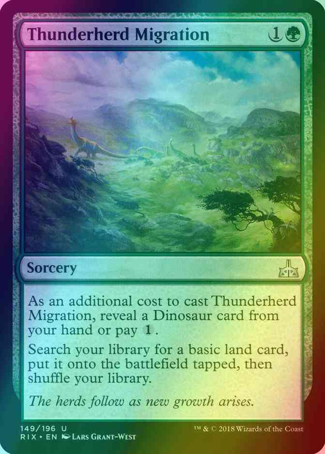 Thunderherd Migration [149] [Rivals of Ixalan] [Foil]