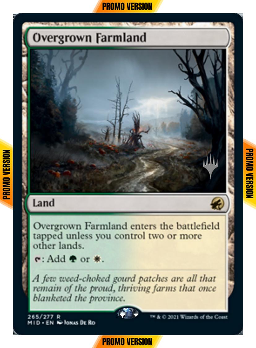 Overgrown Farmland [Promo Pack] [265p] [Innistrad: Midnight Hunt Promos] [Non-Foil]