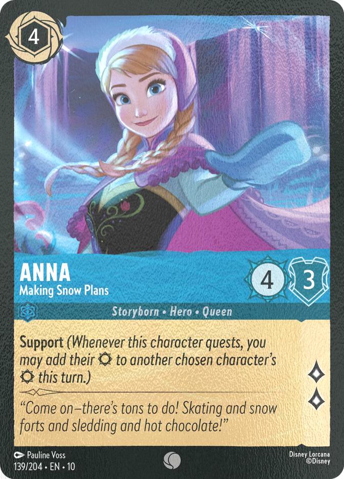 Anna - Making Snow Plans - 139/204 [Whispers in the Well] [Cold Foil]