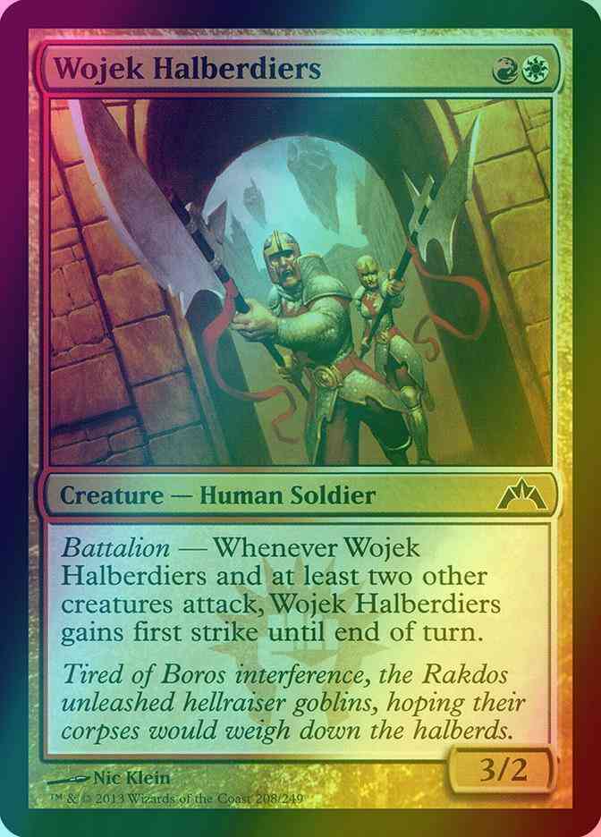 Wojek Halberdiers [208] [Gatecrash] [Foil]