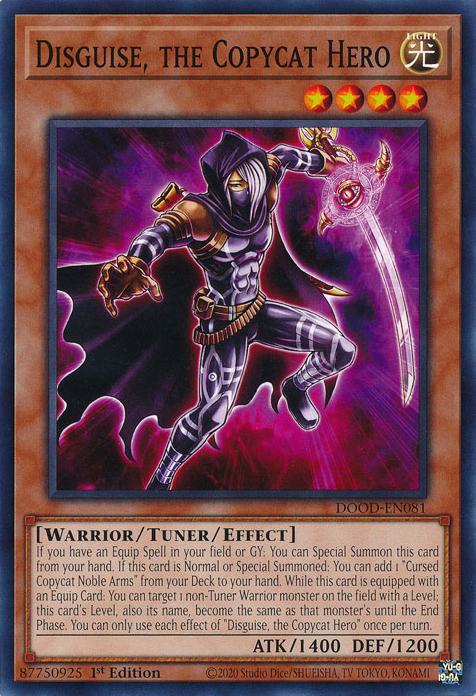Disguise, the Copycat Hero - DOOD-EN081 - Common - 1st Edition