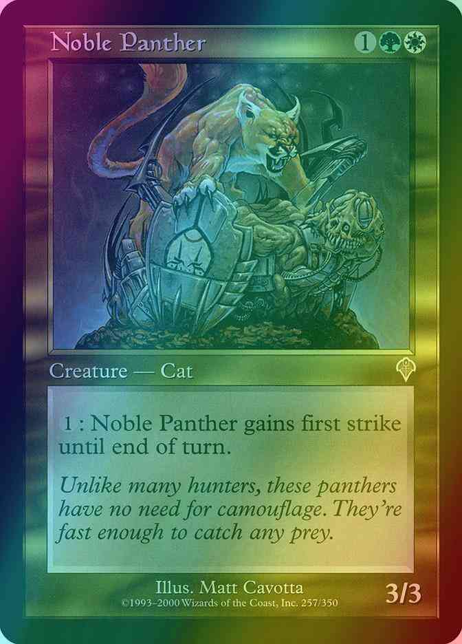 Noble Panther [257] [Invasion] [Foil]
