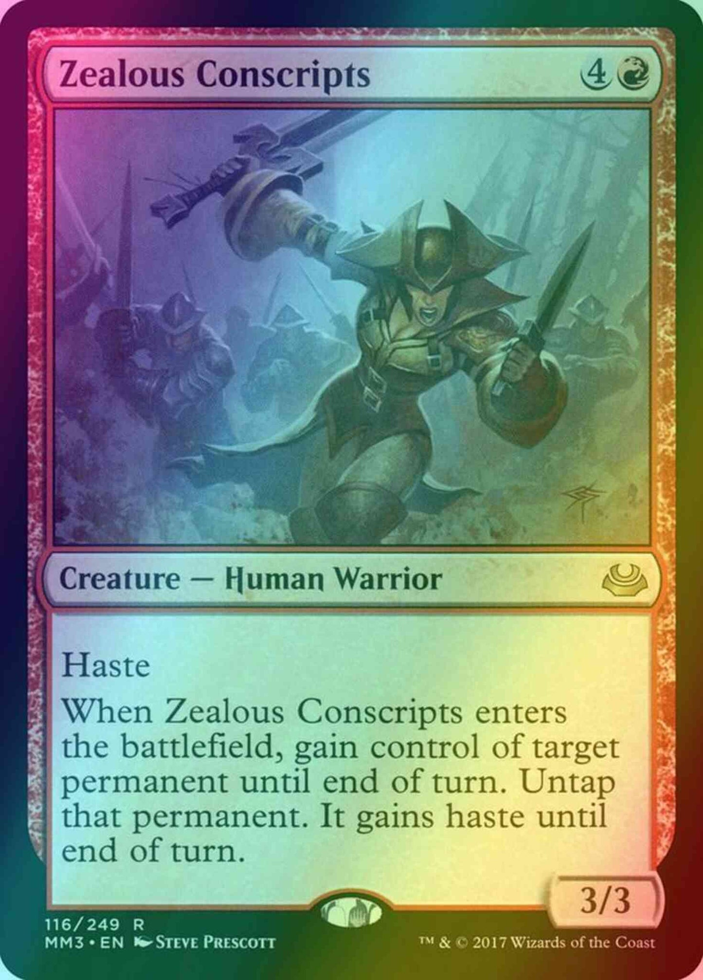 Zealous Conscripts [116] [Modern Masters 2017] [Foil]