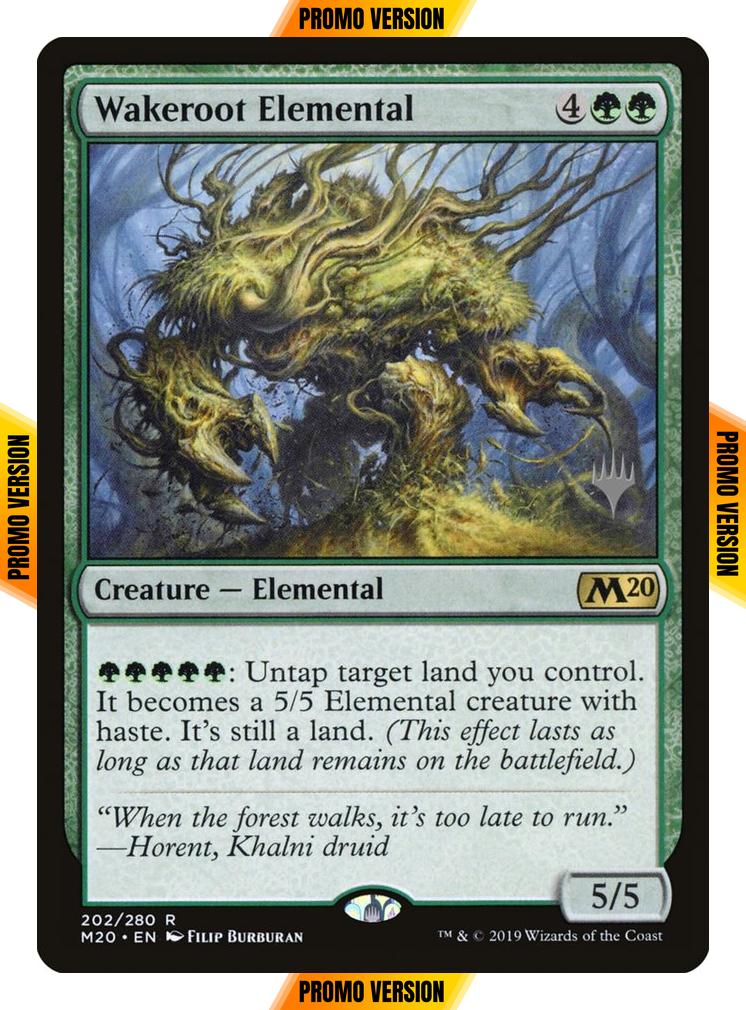 Wakeroot Elemental [202p] [Promo Pack] [Core Set 2020 Promos] [Foil]