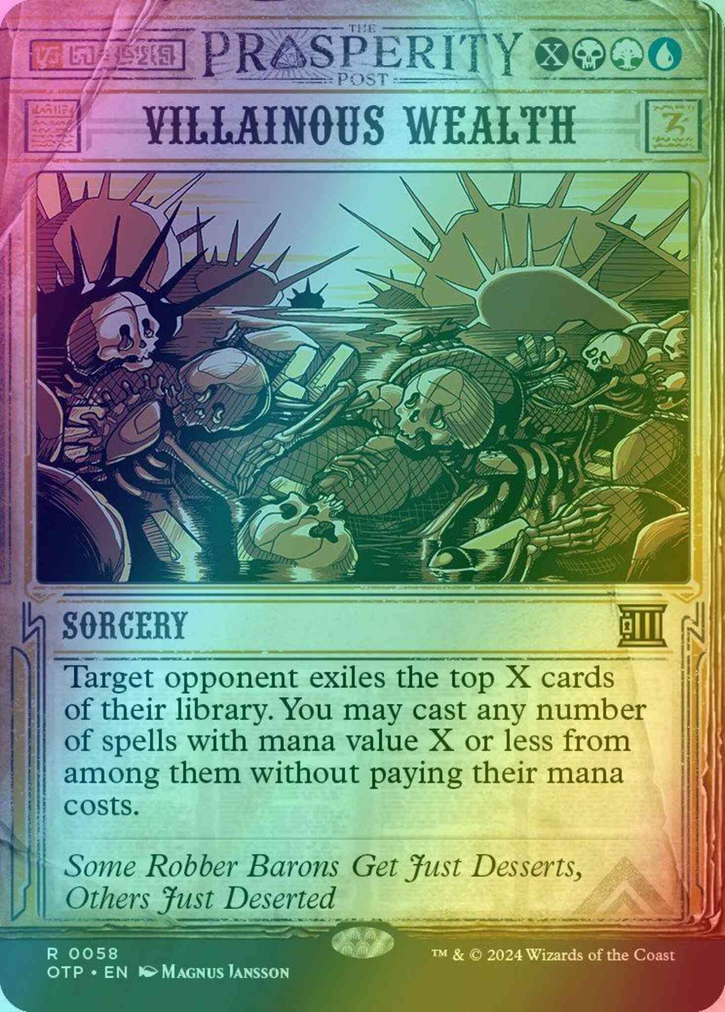 Villainous Wealth [58] [Breaking News Showcase] [Breaking News] [Foil]