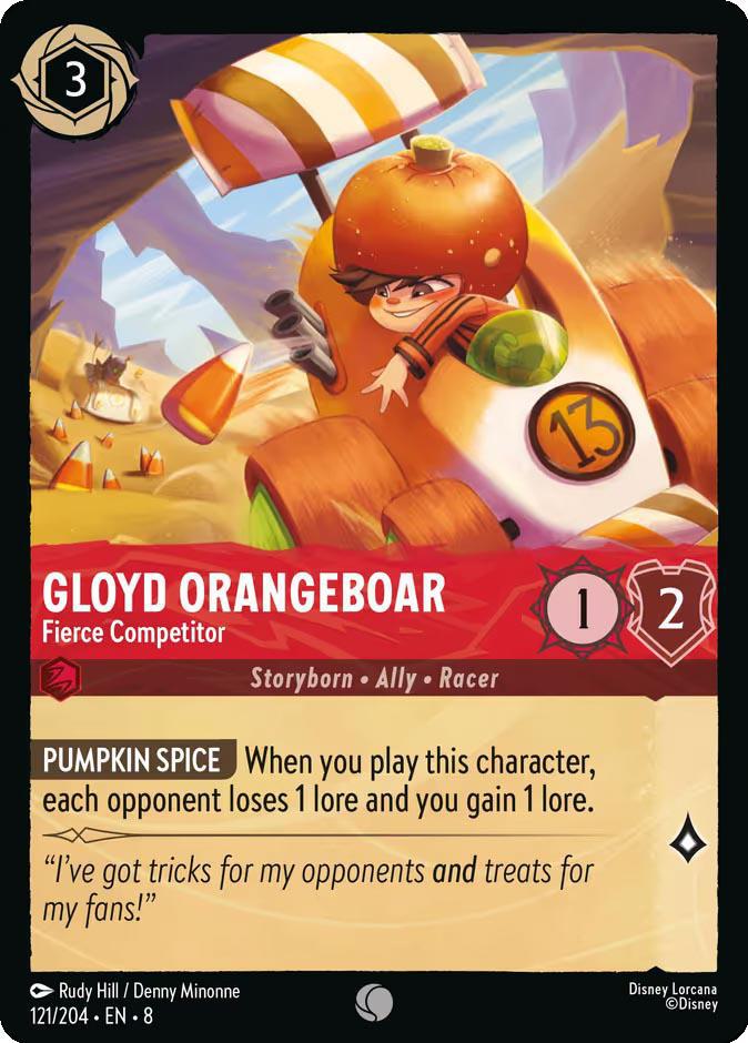 Gloyd Orangeboar - Fierce Competitor - 121/204 [Reign of Jafar] [Non-Foil]