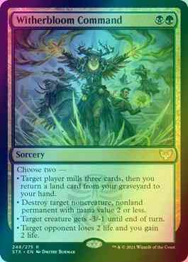 Witherbloom Command [248] [Strixhaven: School of Mages] [Foil]