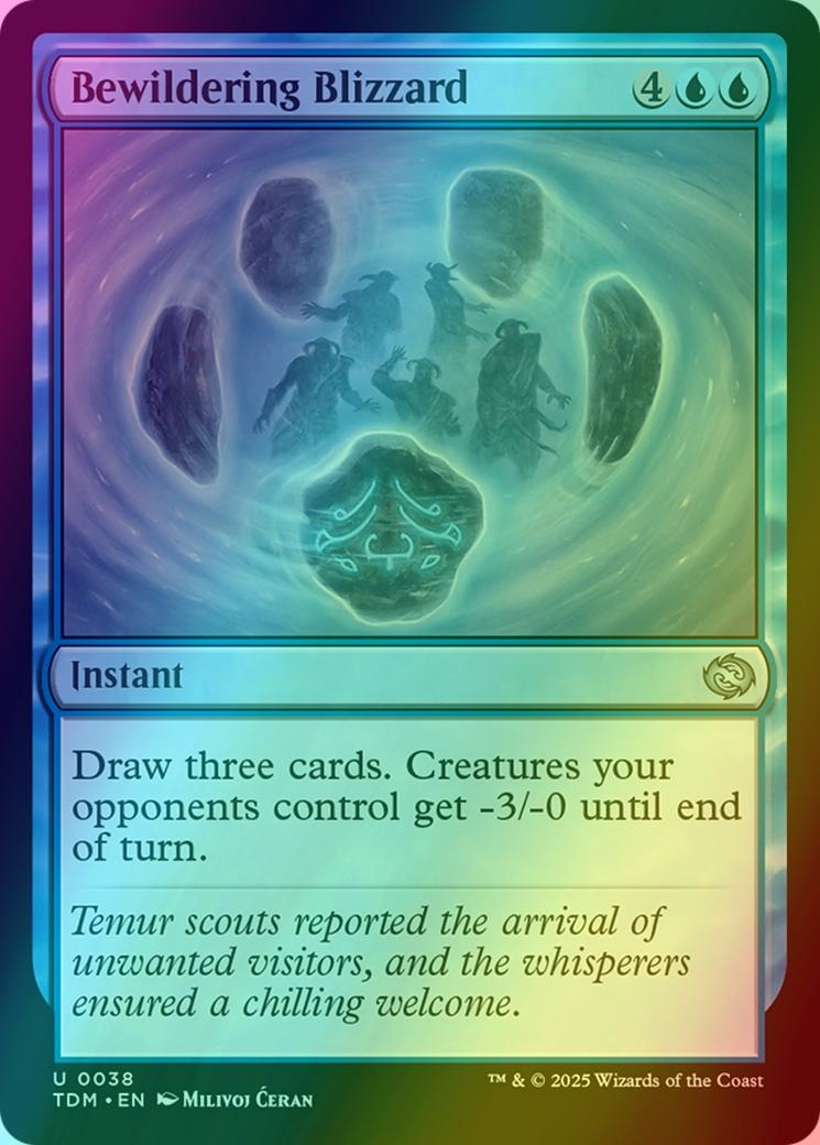 Bewildering Blizzard [38] [Tarkir: Dragonstorm] [Foil]
