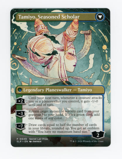 Tamiyo, Inquisitive Student // Tamiyo, Seasoned Scholar — Borderless — ID 18662