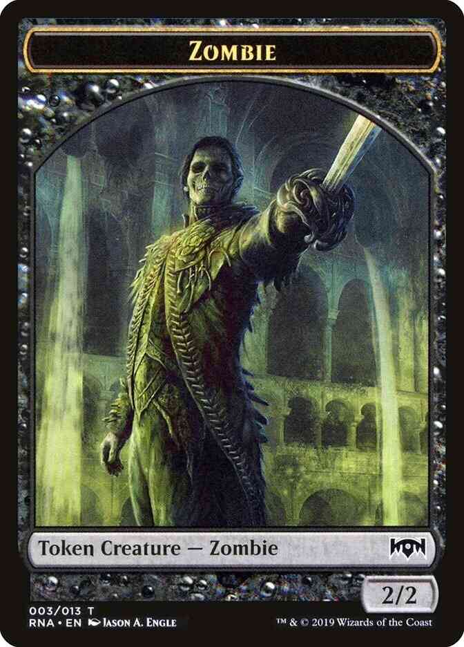 Zombie Token [03] [Ravnica Allegiance Tokens] [Non-Foil]