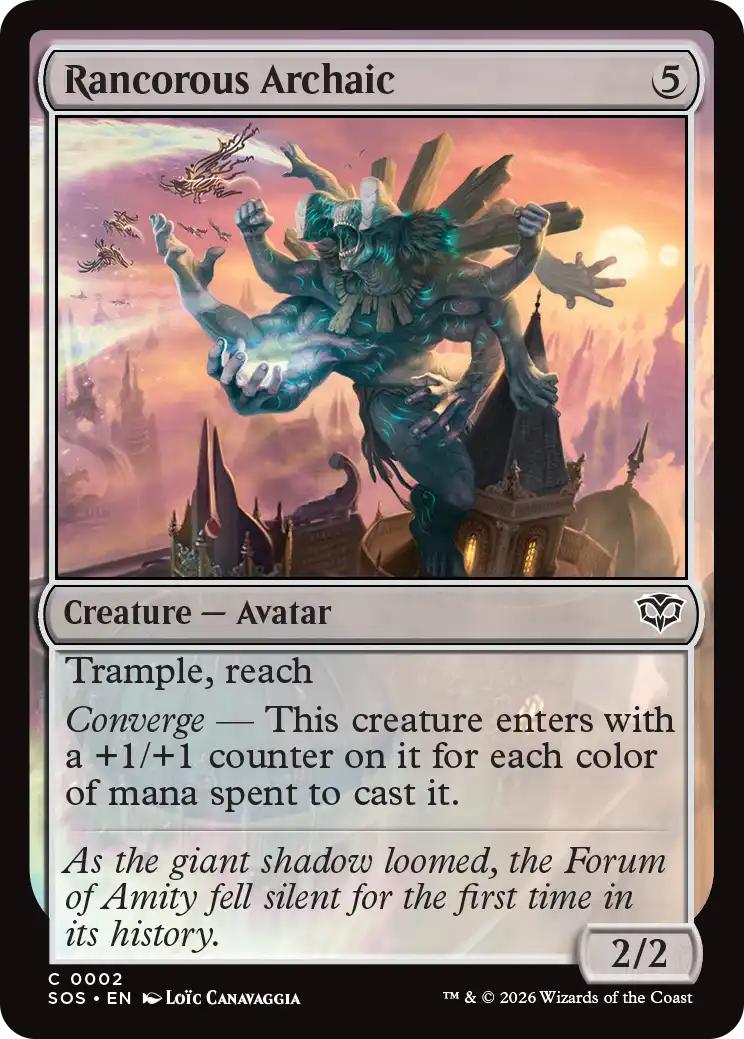 Rancorous Archaic [2] [Secrets of Strixhaven] [Non-Foil]