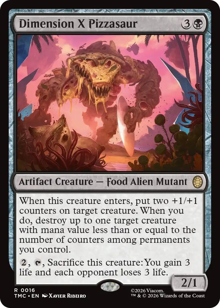 Dimension X Pizzasaur [16] [Teenage Mutant Ninja Turtles Eternal] [Non-Foil]