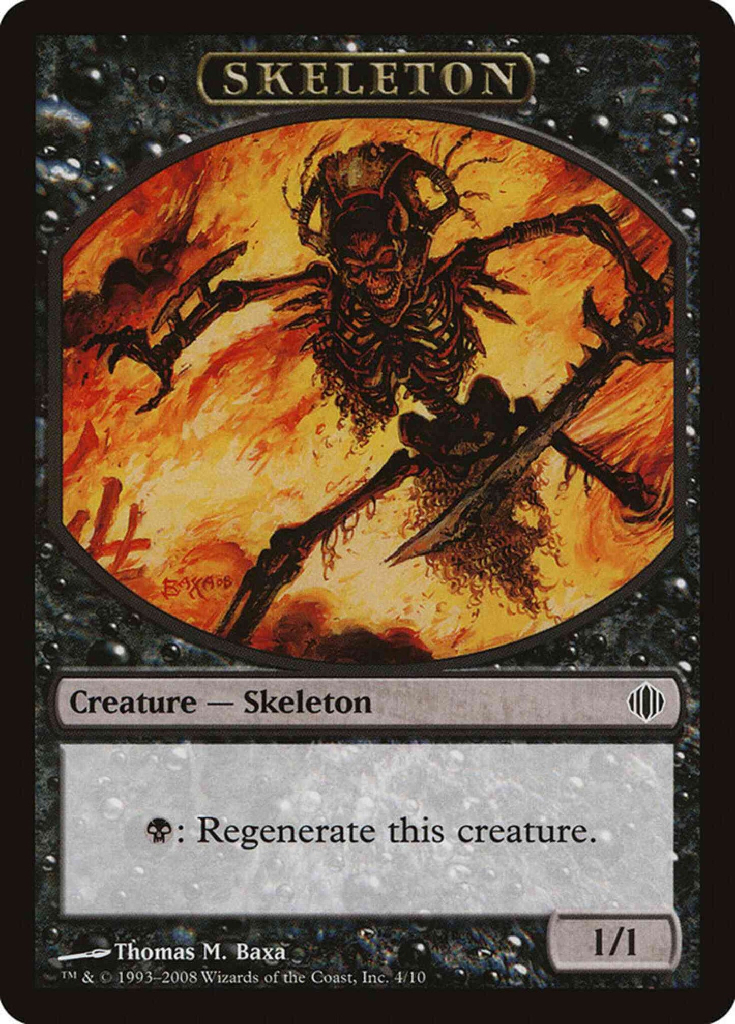 Skeleton Token [04] [Shards of Alara Tokens] [Non-Foil]