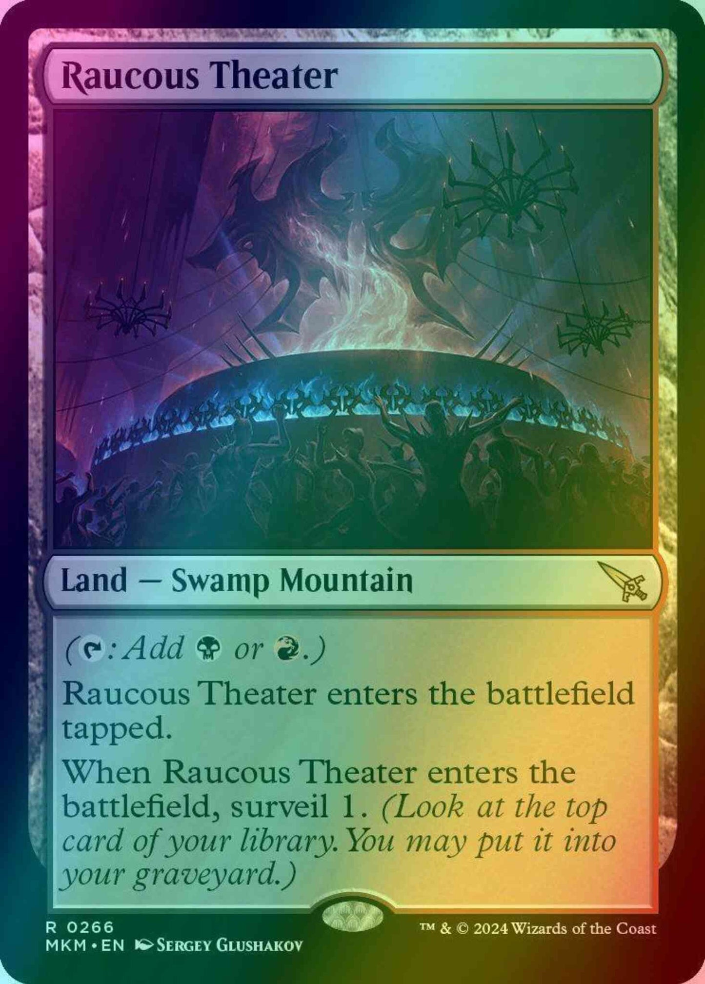 Raucous Theater [266] [Murders at Karlov Manor] [Foil]