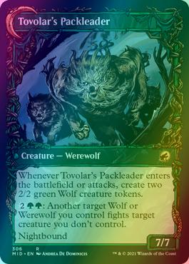 Tovolar's Huntmaster // Tovolar's Packleader [306] [Equinox Showcase] [Innistrad: Midnight Hunt] [Foil]