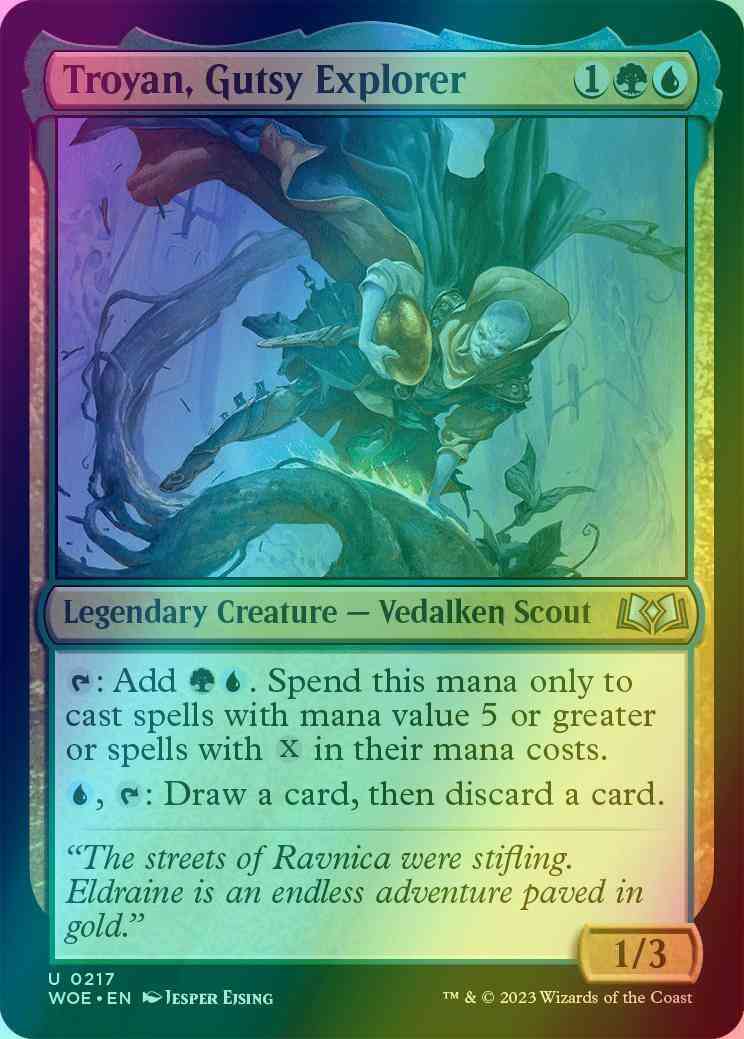 Troyan, Gutsy Explorer [217] [Wilds of Eldraine] [Foil]