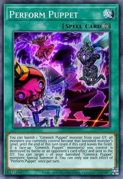 Perform Puppet - LED5-EN037 - Rare - 1st Edition