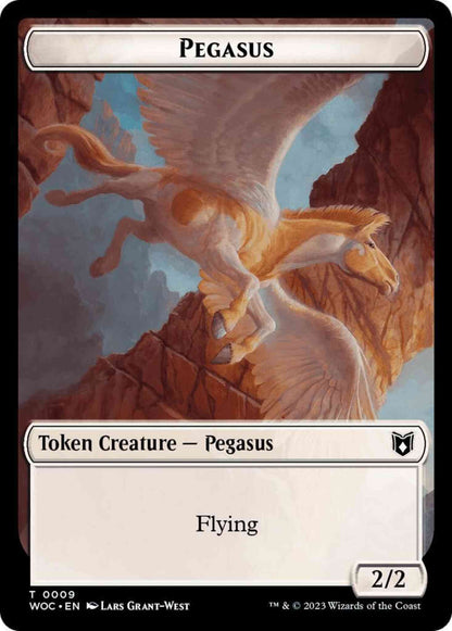 Pegasus Token (09) // Pirate Token (12) [Wilds of Eldraine: Commander: Tokens] [Non-Foil]