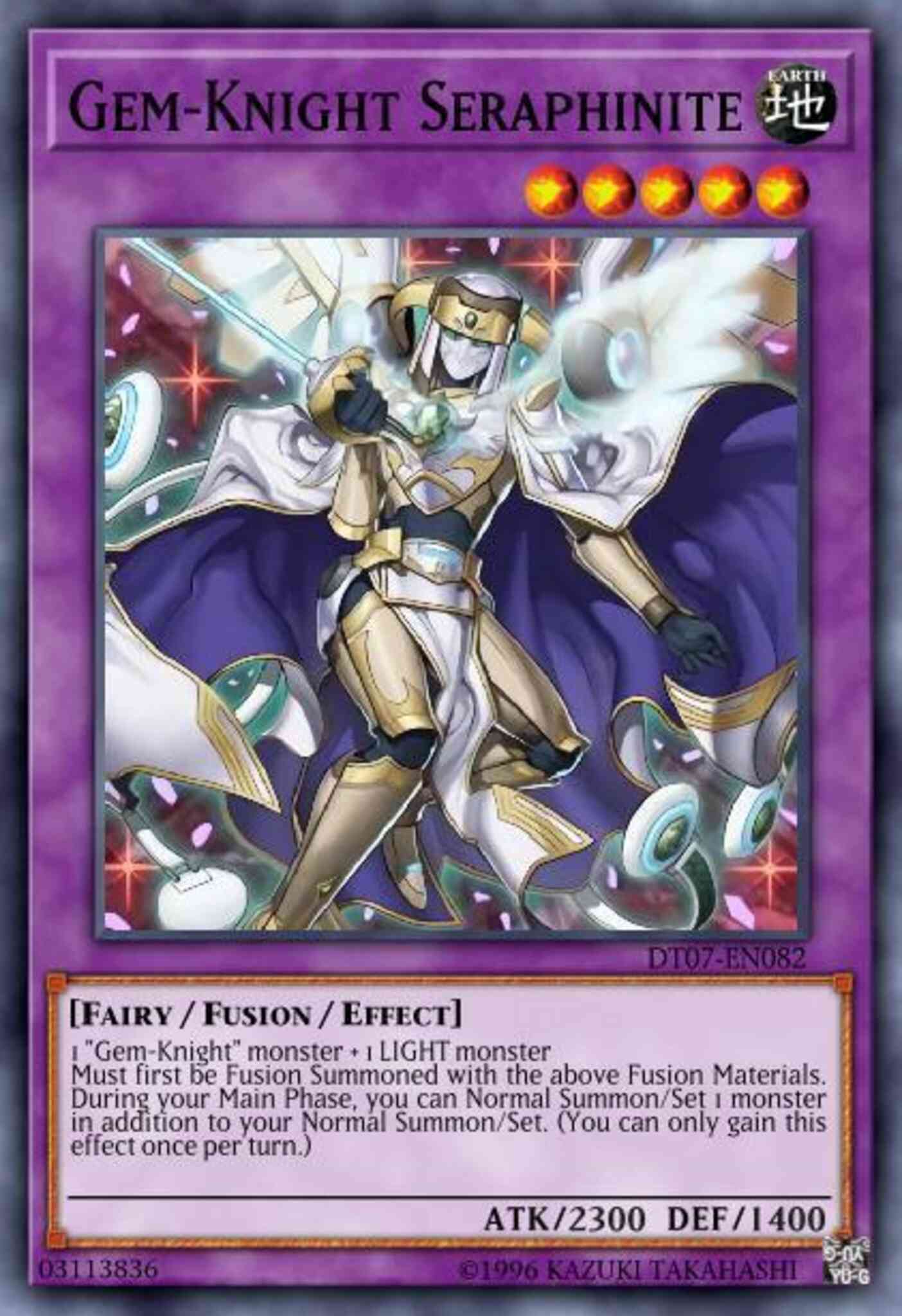 Gem-Knight Seraphinite - SHVA-EN048 - Secret Rare - 1st Edition