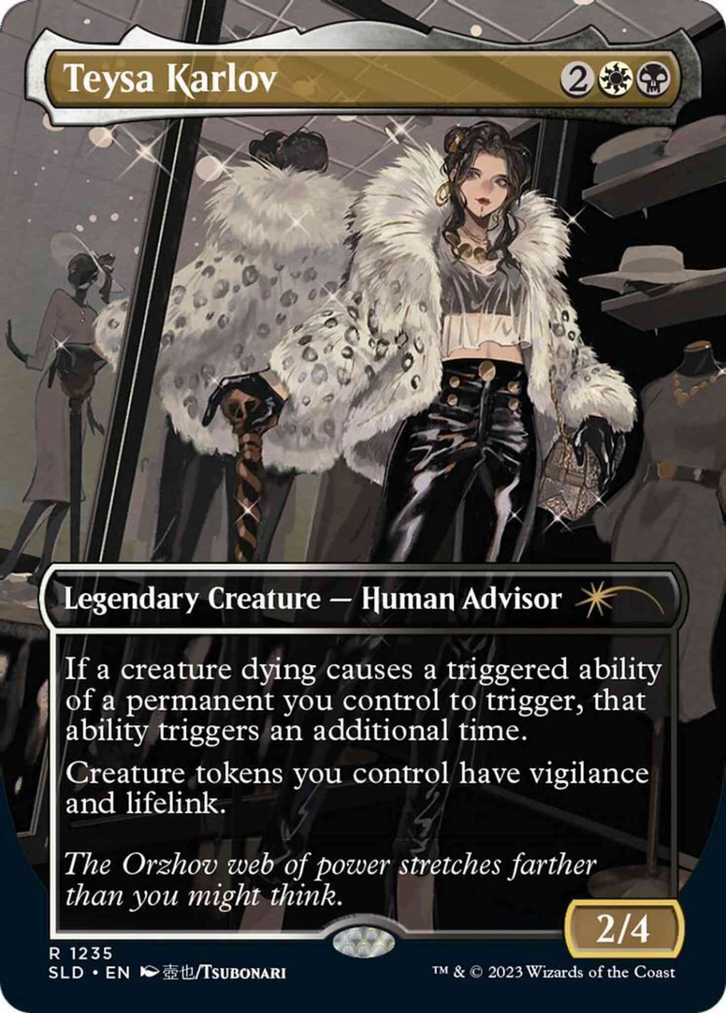 Teysa Karlov [1235] [Borderless] [City Styles] [Secret Lair Drop