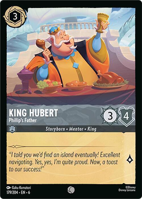 King Hubert - Phillip's Father - 179/204 [Azurite Sea] [Non-Foil]