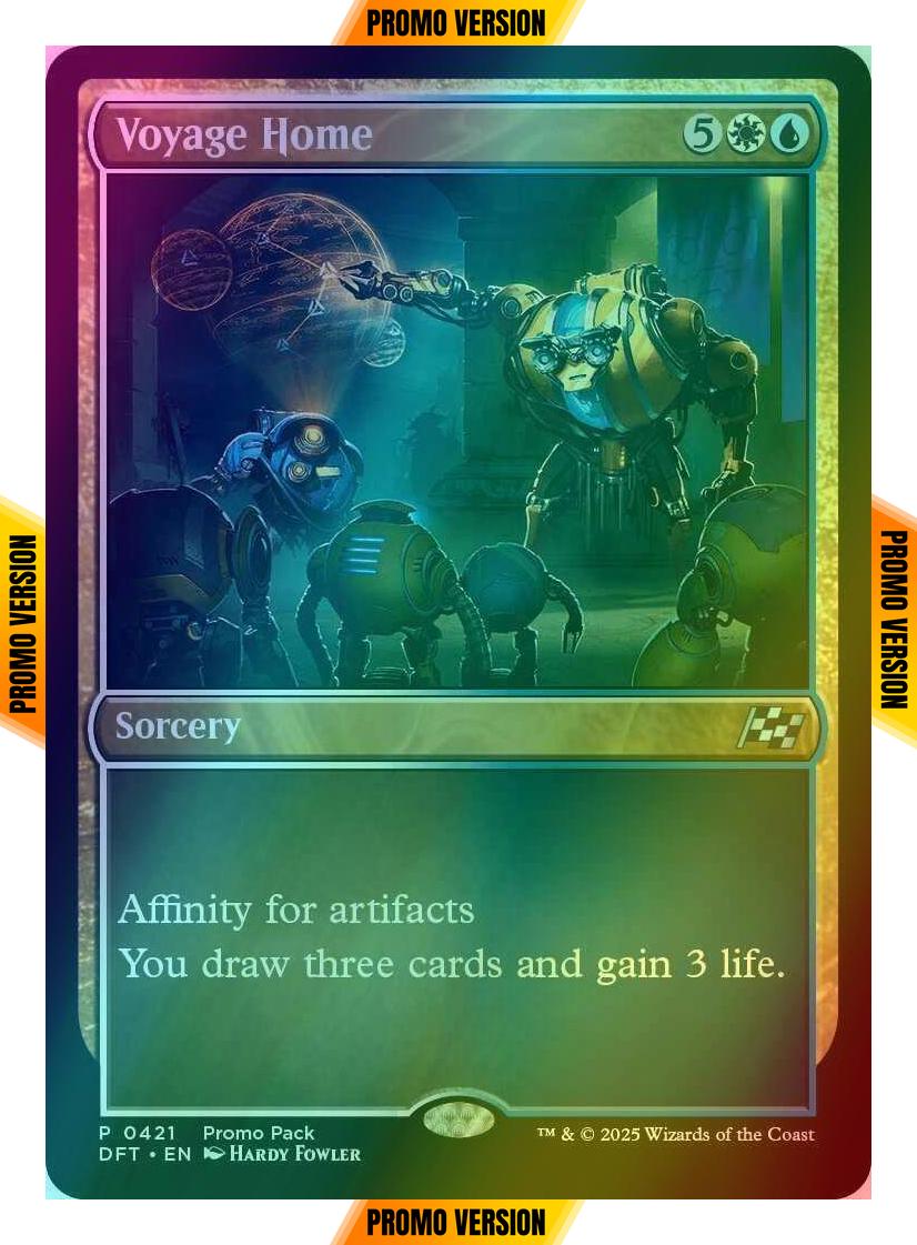 Voyage Home [421] [Dark Frame Promo Pack] [Aetherdrift] [Foil]