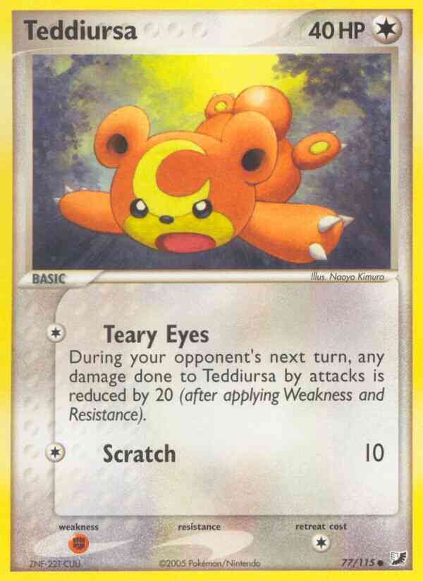 Teddiursa - 77/115 - Common [ex10-77] [Non-Holo]