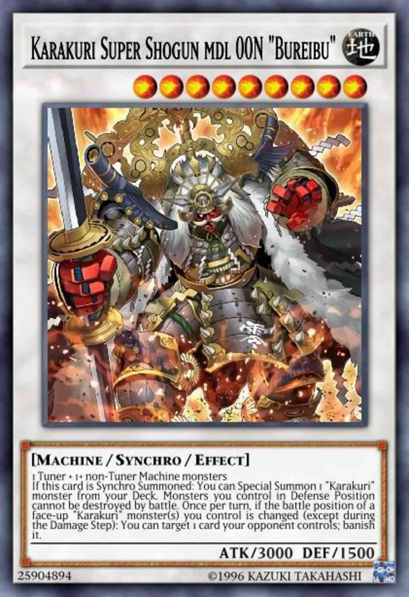 Karakuri Super Shogun mdl 00N "Bureibu" - IGAS-EN043 - Super Rare - Unlimited