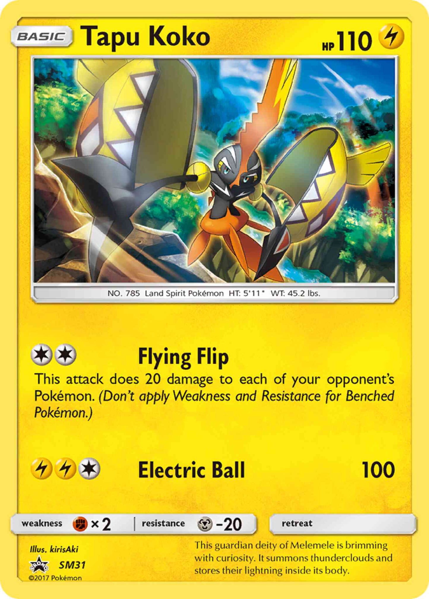 Tapu Koko - SM31 - Promo [smp-SM31] [Holo]