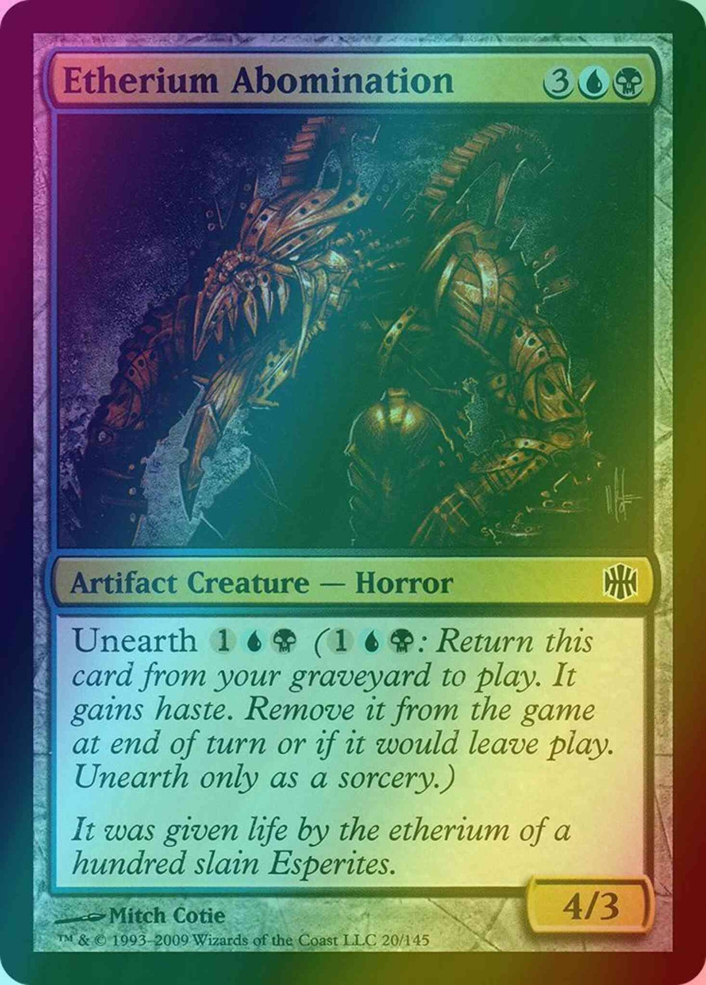 Etherium Abomination [20] [Alara Reborn] [Foil]