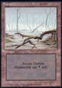 Swamp - German [Bottom Branch From Right] [298] [Foreign Black Border: German] [Non-Foil]